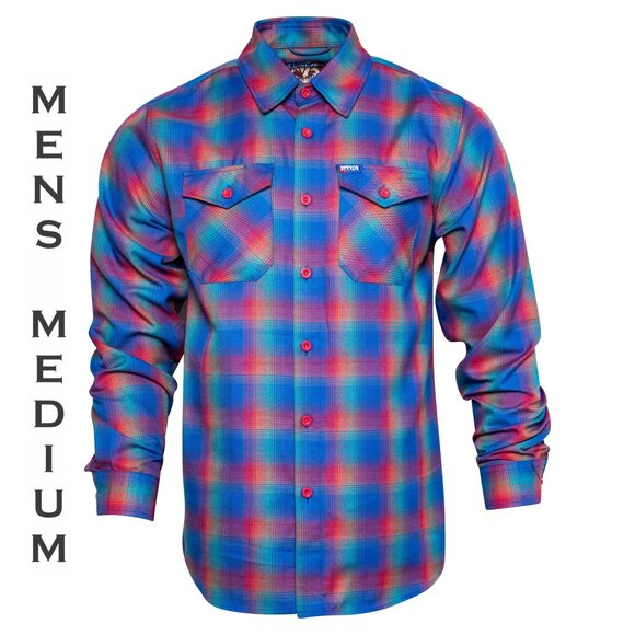 DIXXON FLANNEL - CHUCKY Flannel Shirt - Mens Medium - Horror Series - Picture 1 of 9